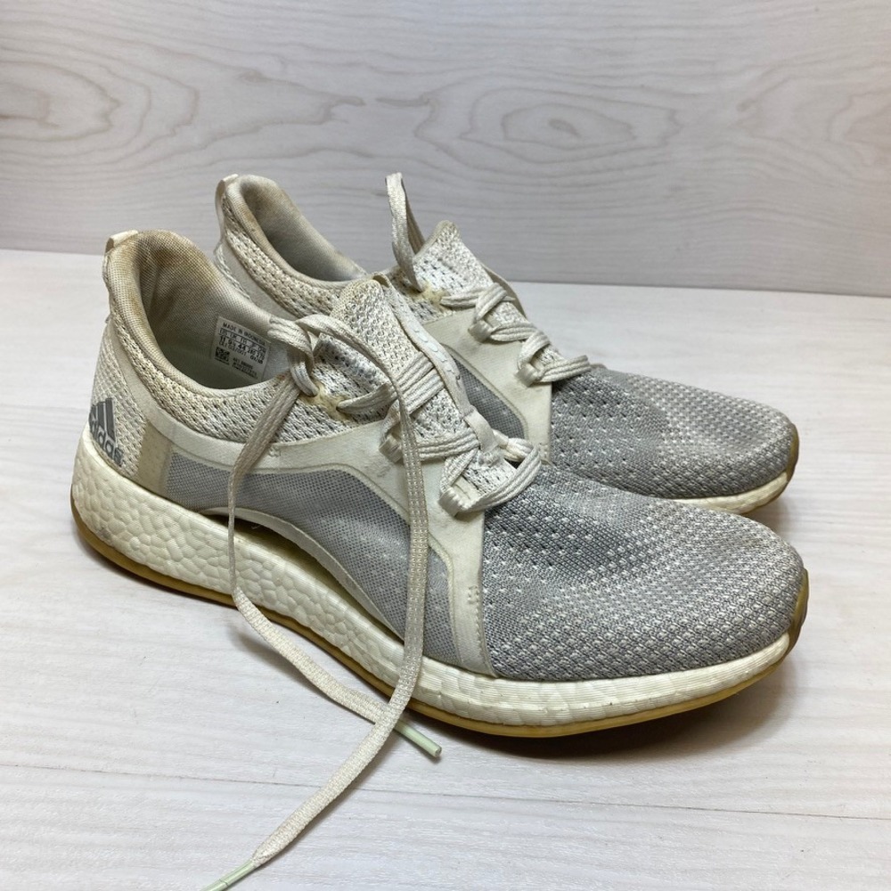 Adidas PureBoost X Element Mens Running Shoes White Grey Gum BB6089 Size 11